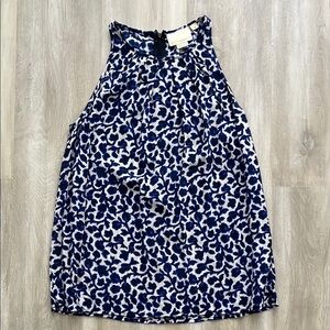 Blue and White Patterned Women's Skirt